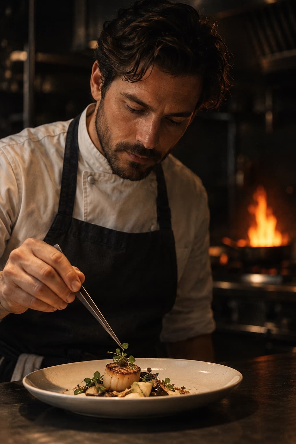 Restaurant — sample vertical video frame